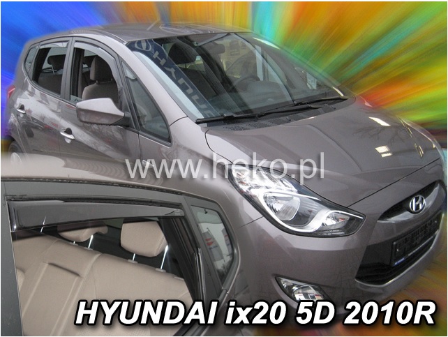 HEKO Ofuky oken - Hyundai ix20 5D r.v. 2010 (+zadní)