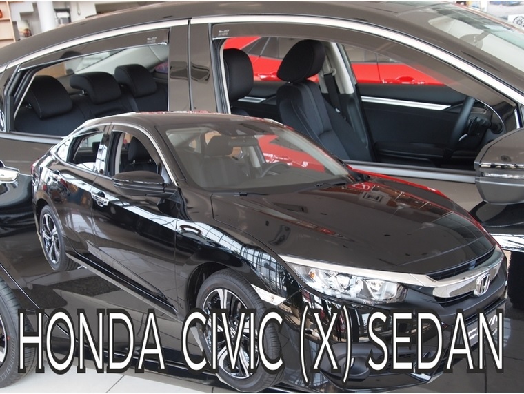 HEKO Ofuky oken - Honda Civic Sedan r.v. 2017 (+zadní)