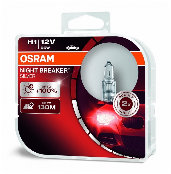 Osram Night Breaker Silver H1 12V 55W P14,5s