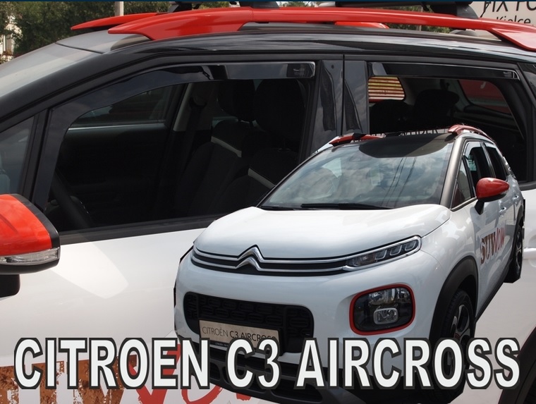 HEKO Ofuky oken - Citroen C3 Aircross 5D r.v. 2017, (+zadní)