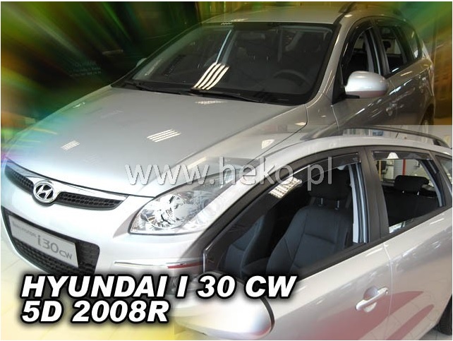 HEKO Ofuky oken - Hyundai i30 CW 5D r.v. 2008-2012, přední