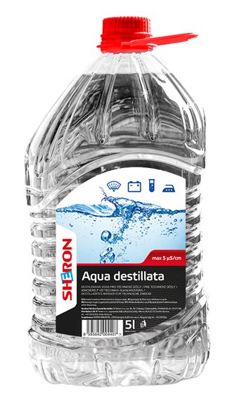Destilovaná voda AQUA - 5 L