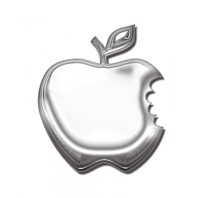 AVISA Avisa Hliníkové samolepící 3D logo jablko -