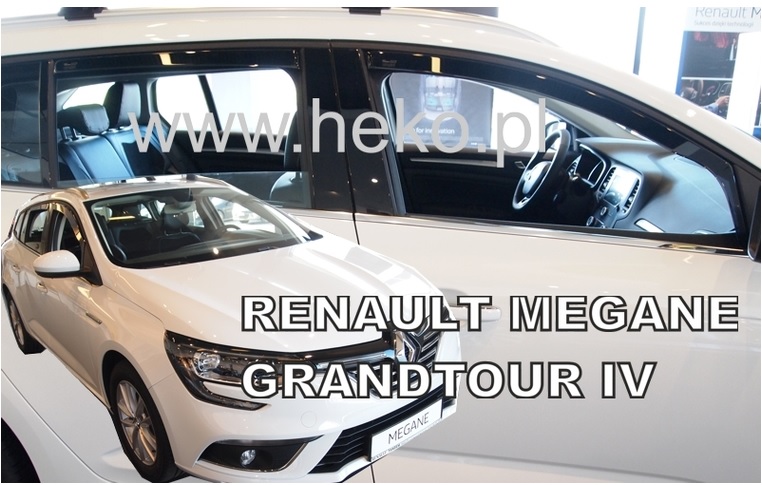 HEKO Ofuky oken - Renault Megane IV Grandtour 5D r.v. 2016 (+zadní)