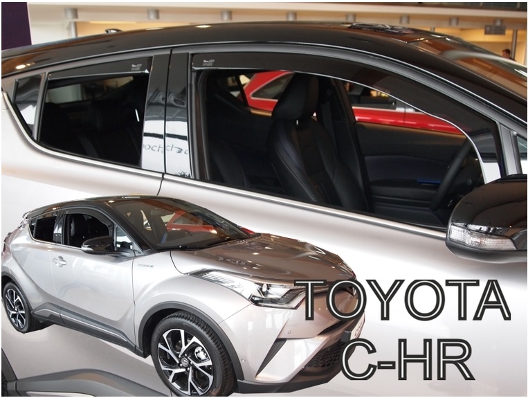 HEKO Ofuky oken - Toyota C-HR 5D r.v. 2016 (+zadní)