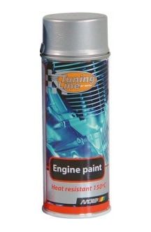 Barva na motor Motip Engine Paint sprej 400ml hliníková