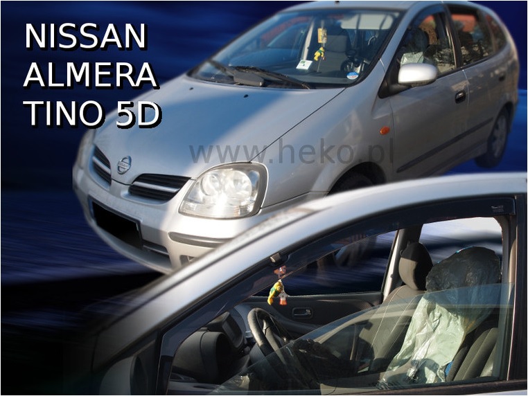 HEKO Ofuky oken - Nissan Almera Tino 5D r.v. 2001 přední