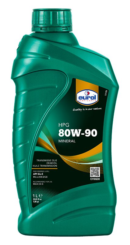 Převodový olej EUROL HPG GL5 80W-90, 1L