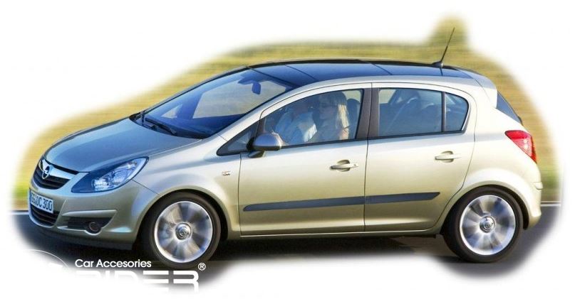 RIDER Lišty dveří Opel Corsa (D) r.v. 2006-2013