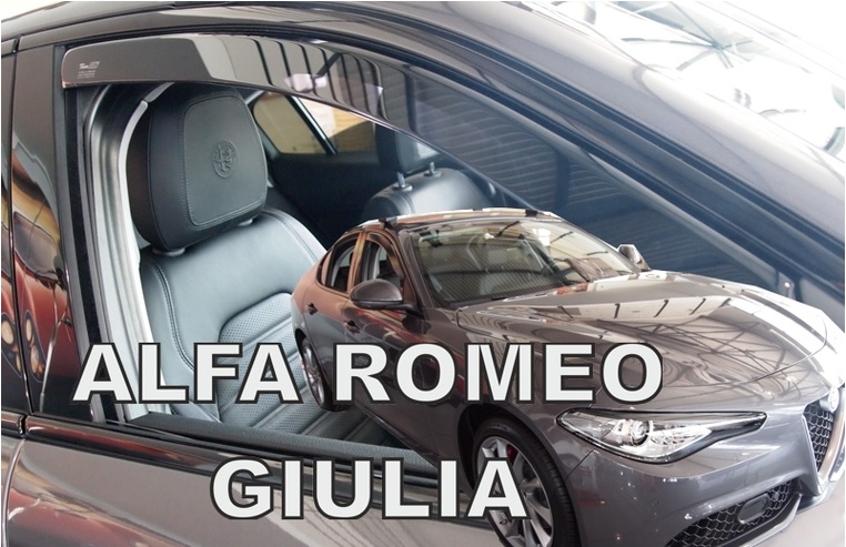 HEKO Ofuky oken - Alfa Romeo Giulia 5D r.v. 2016, přední