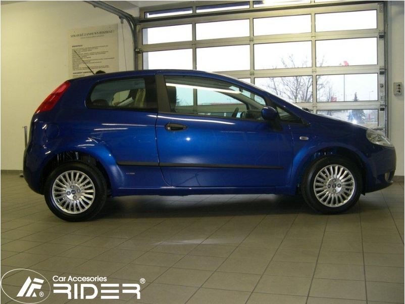 RIDER Lišty dveří Fiat Grande Punto r.v. 2005-2011 (3 dveře)