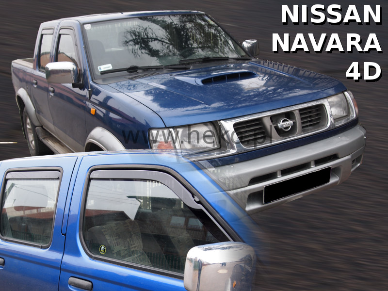 Ofuky oken - Nissan Navara Pick up 01-05R (+zadní)