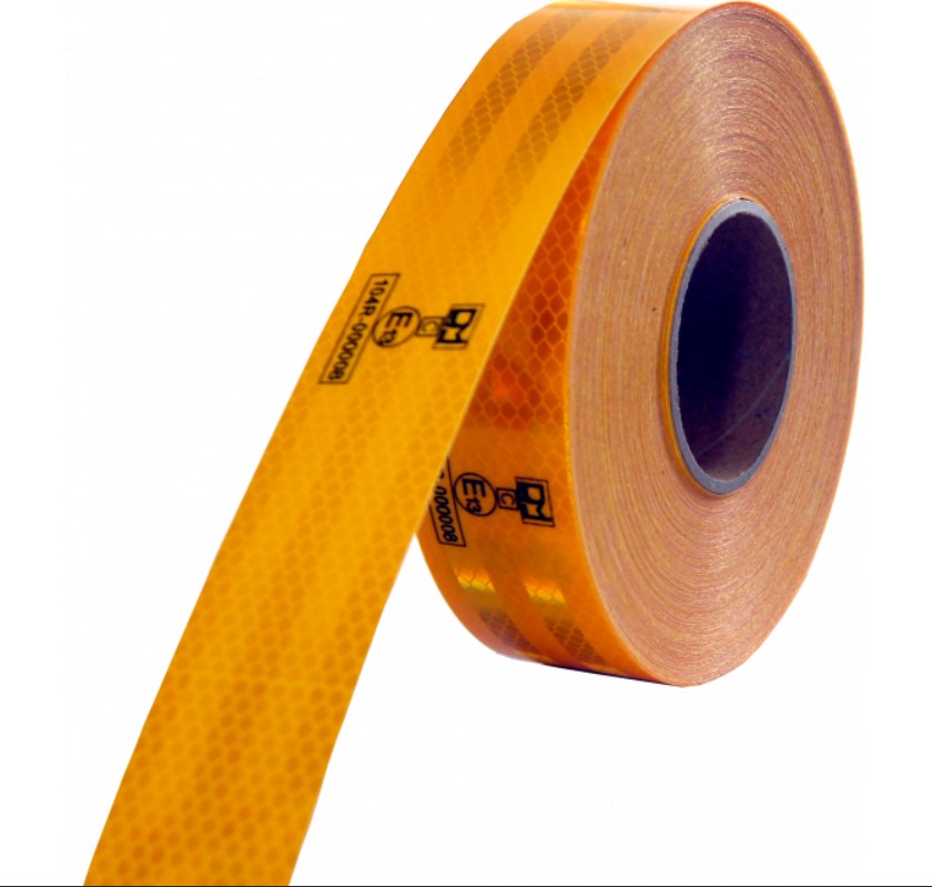 Samolepící páska reflexní 5cmx50m žlutá