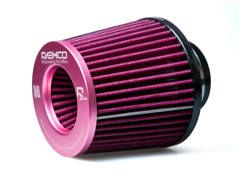 Sportovní vzduchový filtr Raemco - růžový