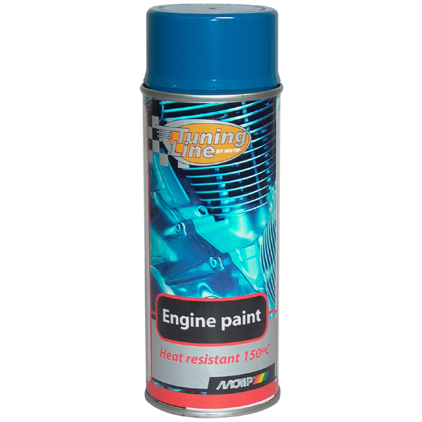 Barva na motor Motip Engine Paint sprej 400ml modrá