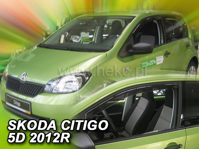 HEKO Ofuky oken - Škoda Citigo 5D r.v. 2012 přední