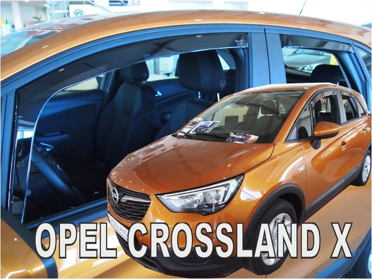 HEKO Ofuky oken - Opel Crossland X 5D r.v. 2017 (+zadní)