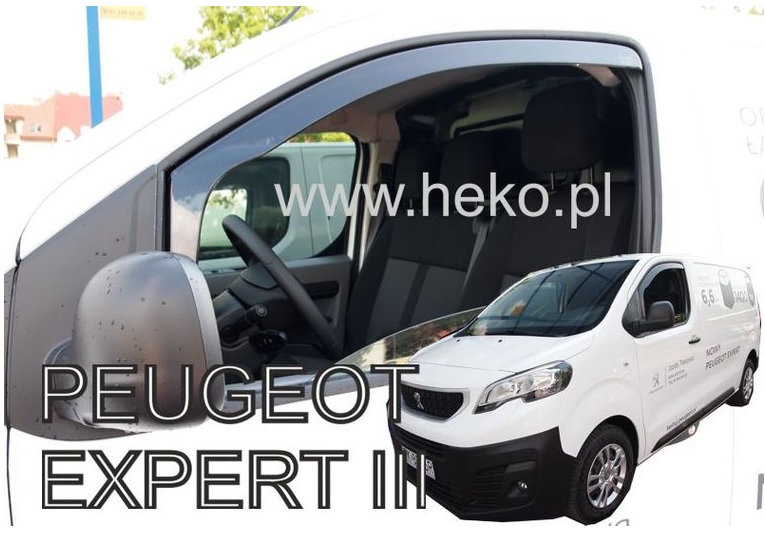 HEKO Ofuky oken - Peugeot Expert 2D r.v. 2016, přední