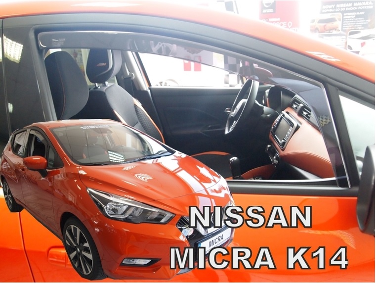 HEKO Ofuky oken - Nissan Micra K14 5D r.v. 2017 , přední