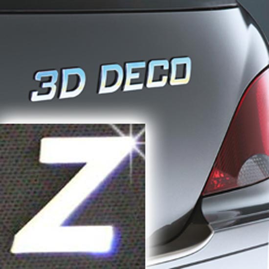 Písmeno samolepící chromové 3D-Deco - Z