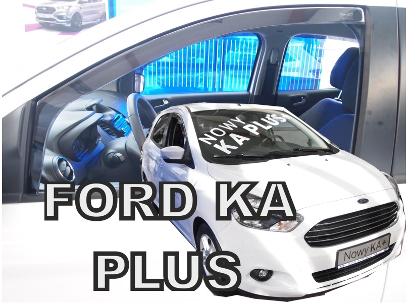 HEKO Ofuky oken - Ford Ka+ 4D r.v. 2014, přední