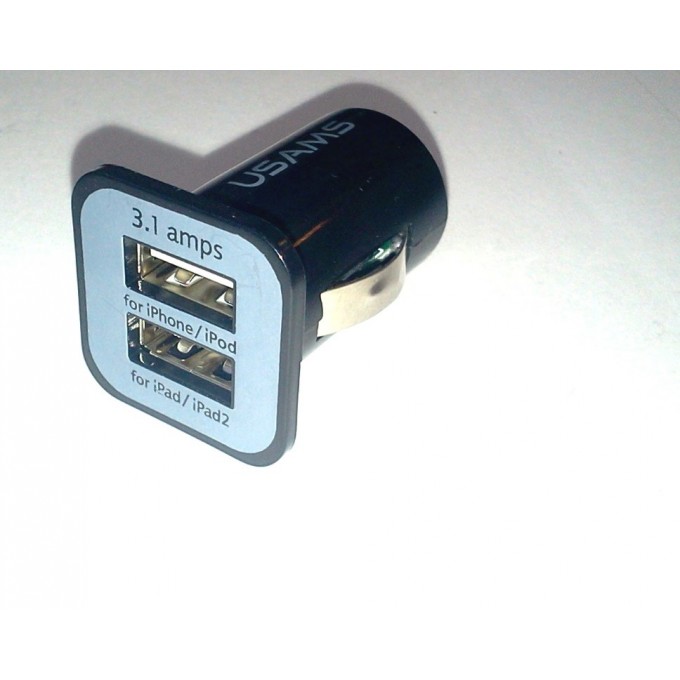 USB Adaptér 12V, černý