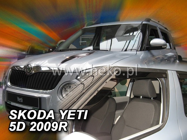 HEKO Ofuky oken - Škoda Yeti 5D r.v. 2009, přední