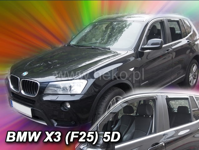 Ofuky oken - BMW X3 F25 5D 10R (+zadní)