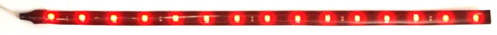 LED pásek samolepící 45ks LED 1210 červený - 90cm