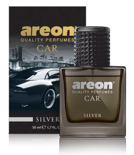 Luxusní vůně do auta AREON PERFUME NEW 50ml Silver