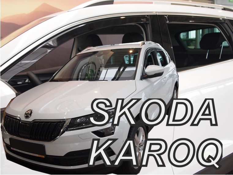 HEKO Ofuky oken - Škoda Karoq r.v. 2017 (+zadní)