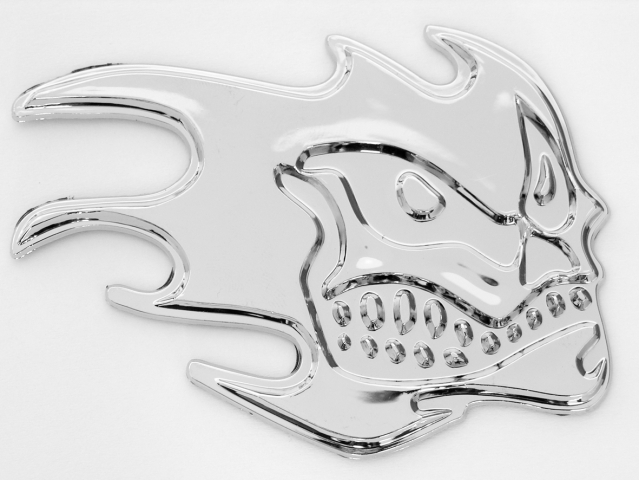 EUFAB 3D Car Logo lebka - nalepovací