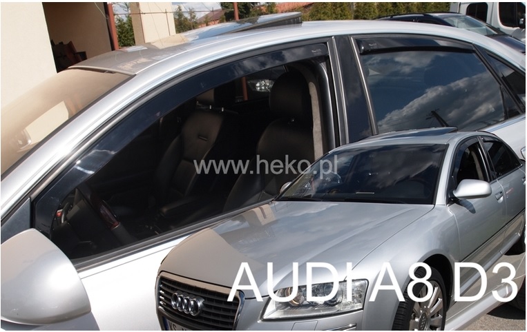 HEKO Ofuky oken - Audi A8 4D r.v. 2003-2010 (+zadní)