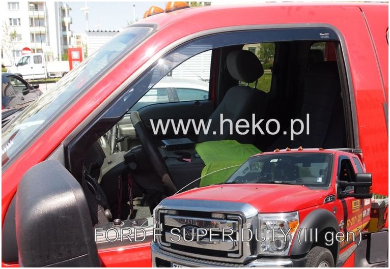 HEKO Ofuky oken - Ford F550 Super Duty r.v. 2011(1,5 kabiny), přední