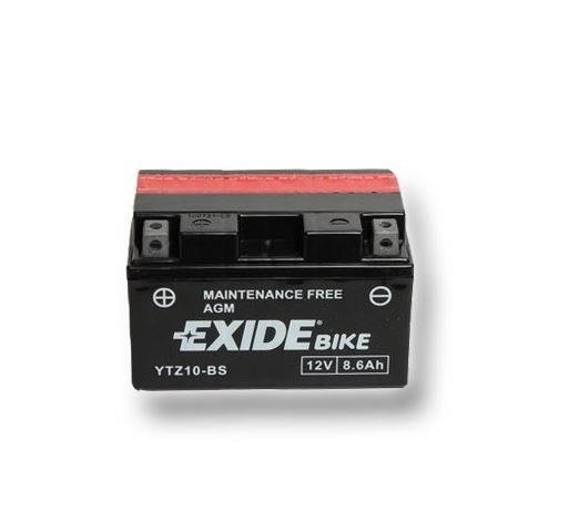 Motobaterie EXIDE BIKE Maintenance Free 8,6Ah, 12V, YTZ10-BS