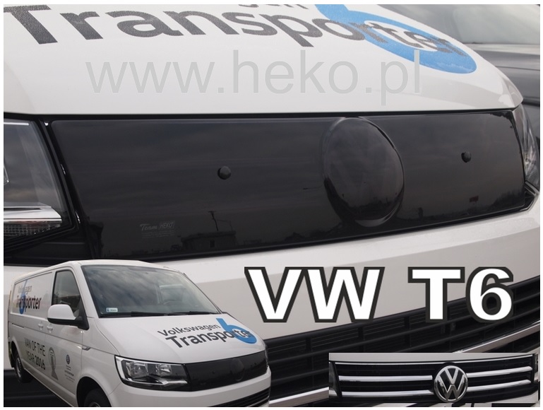 HEKO Zimní clona Volkswagen Transporter/Caravelle T6 r.v. 2015 chromová maska