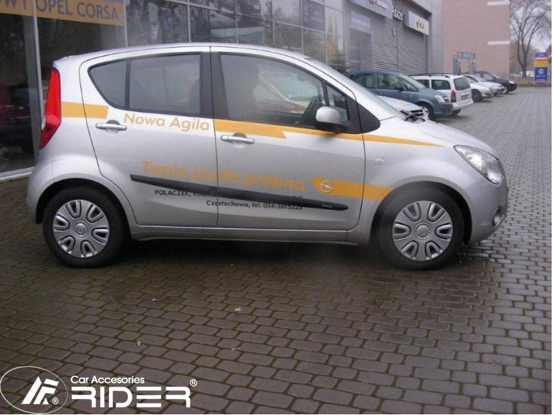 RIDER Lišty dveří Opel Agila II r.v. 2007-2010