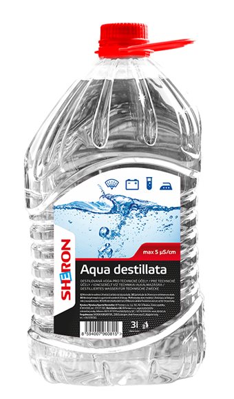 Destilovaná voda AQUA - 3 L