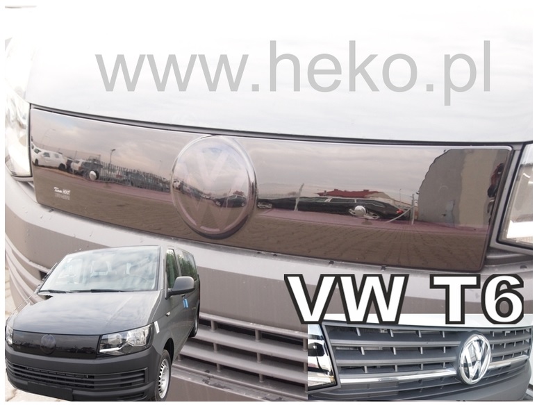 HEKO Zimní clona Volkswagen Transporter/Caravelle T6 r.v. 2015černá mříž