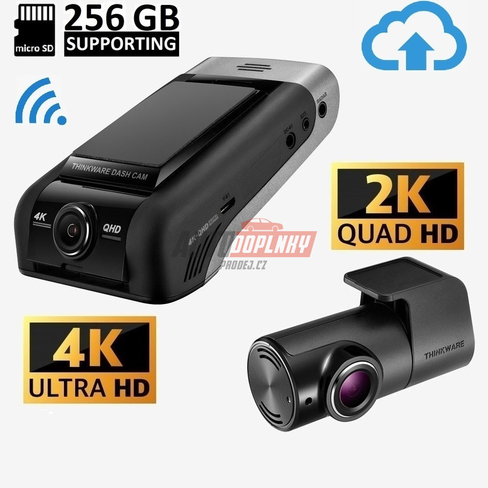 Autokamera 2-kanálová 4K WiFi Cloud GPS Thinkware U1000 2CH