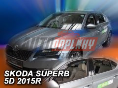 Ofuky oken - Škoda Superb 5D r.v. 2015-> (+zadní) ltb