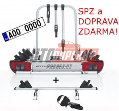 Nosič 4 kol Atera STRADA Sport 3 + adaptér na tažné zařízení DOPRAVA a SPZ ZDARMA