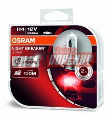 Autožárovky Osram H4 NIGHT BREAKER SILVER +100% - 2ks