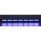 LED světelná alej, 28x LED 3W, modrá 800mm, ECE R10