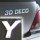 Písmeno samolepící chromové 3D-Deco - Y